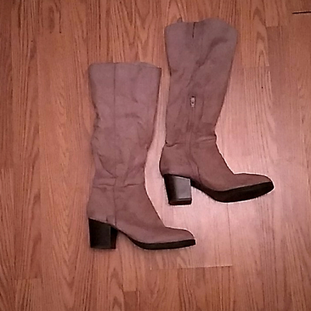 Suede Long Boots